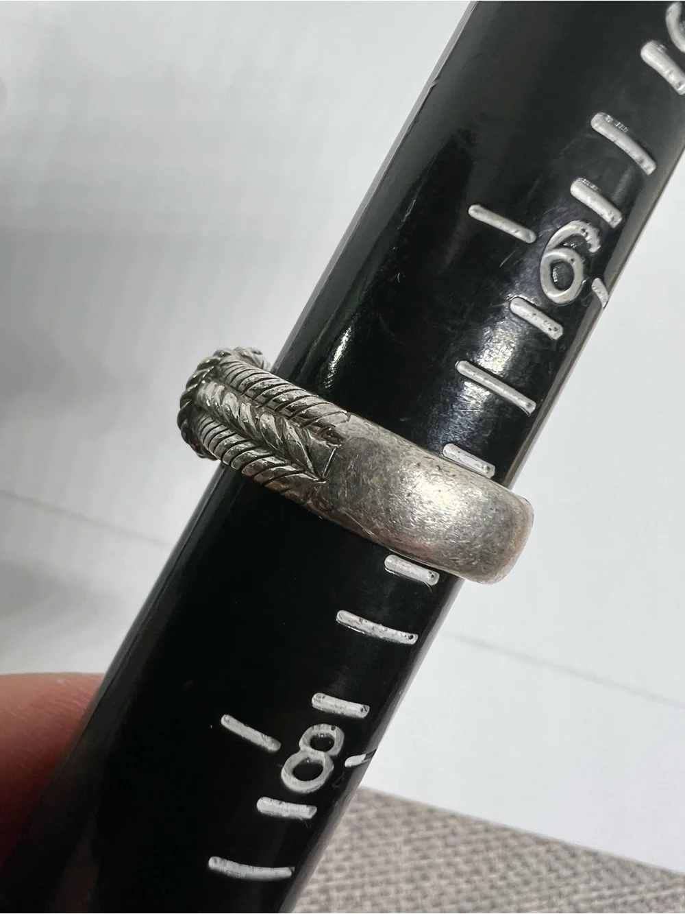 Judith Ripka Silver Braided Floral Band Ring - Picture 6 of 15